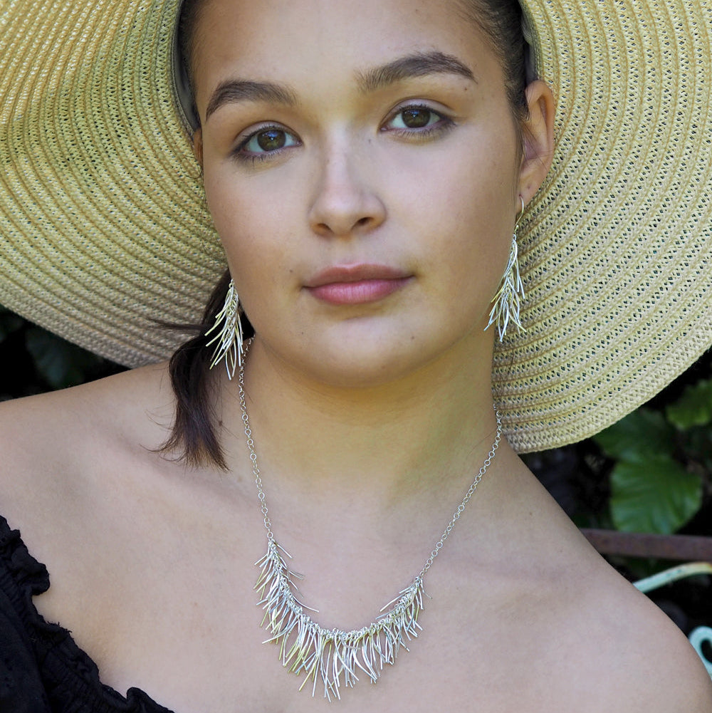 Foresta Rain Silver Necklace