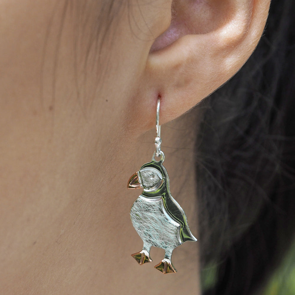 Duet Percy Puffin Drop Earrings