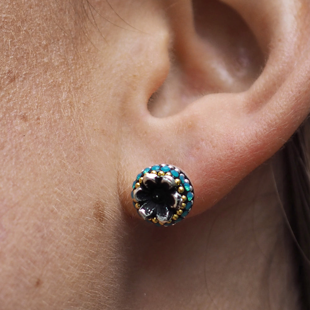 Allegra Catrina Rainbow Stud Earrings