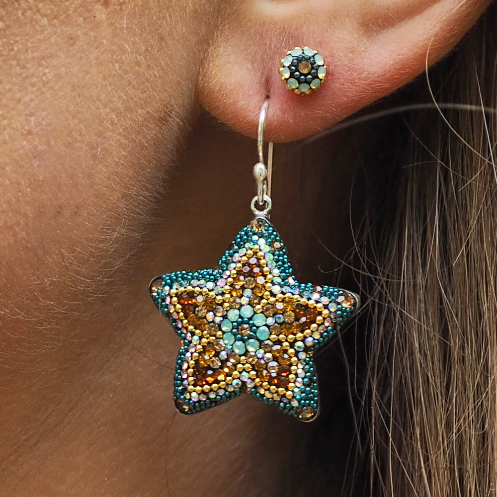 Allegra Fleur Vintage Dream Drop Earrings