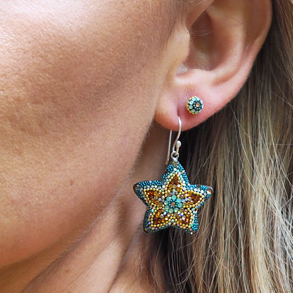 Allegra Fleur Vintage Dream Drop Earrings