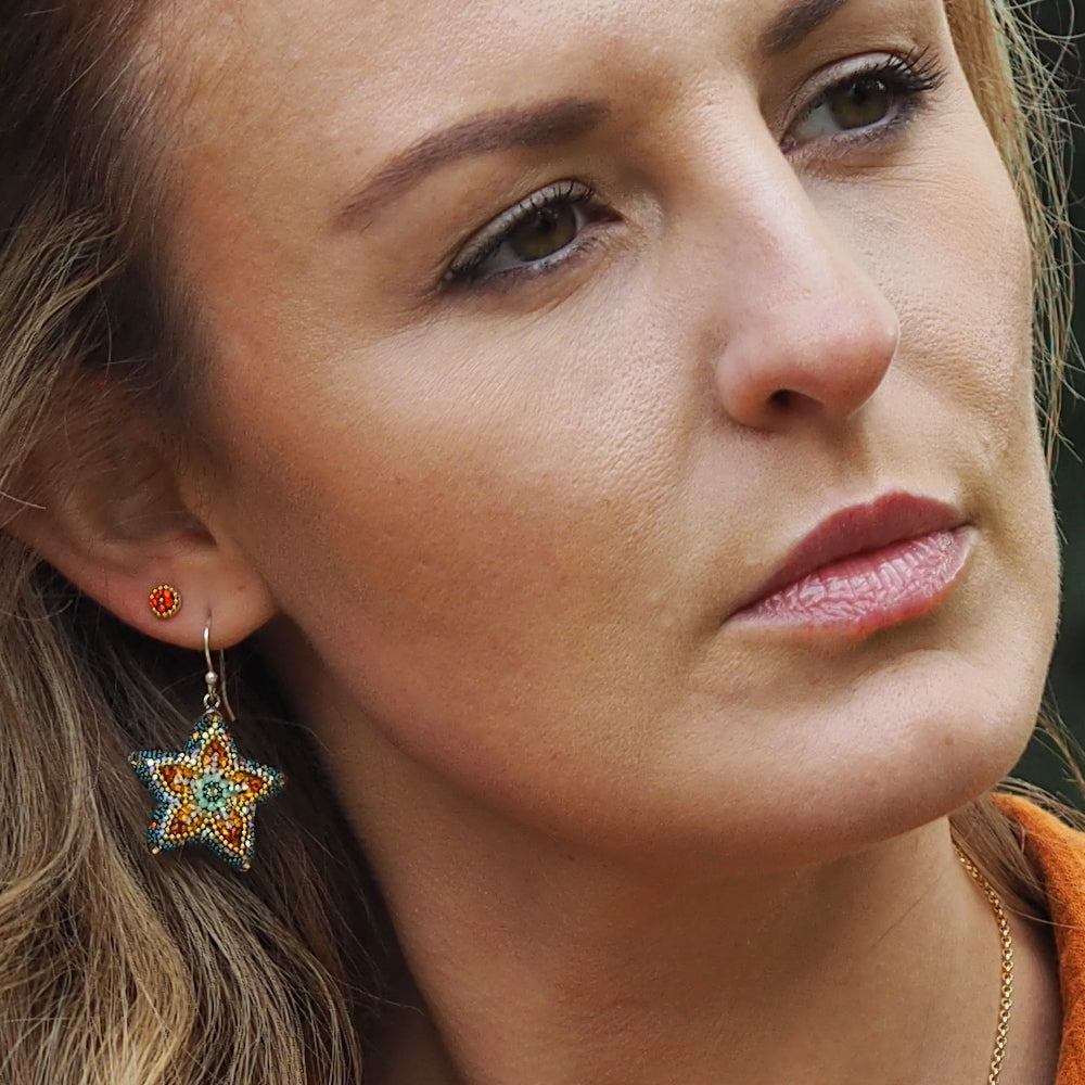 Allegra Fleur Vintage Dream Drop Earrings