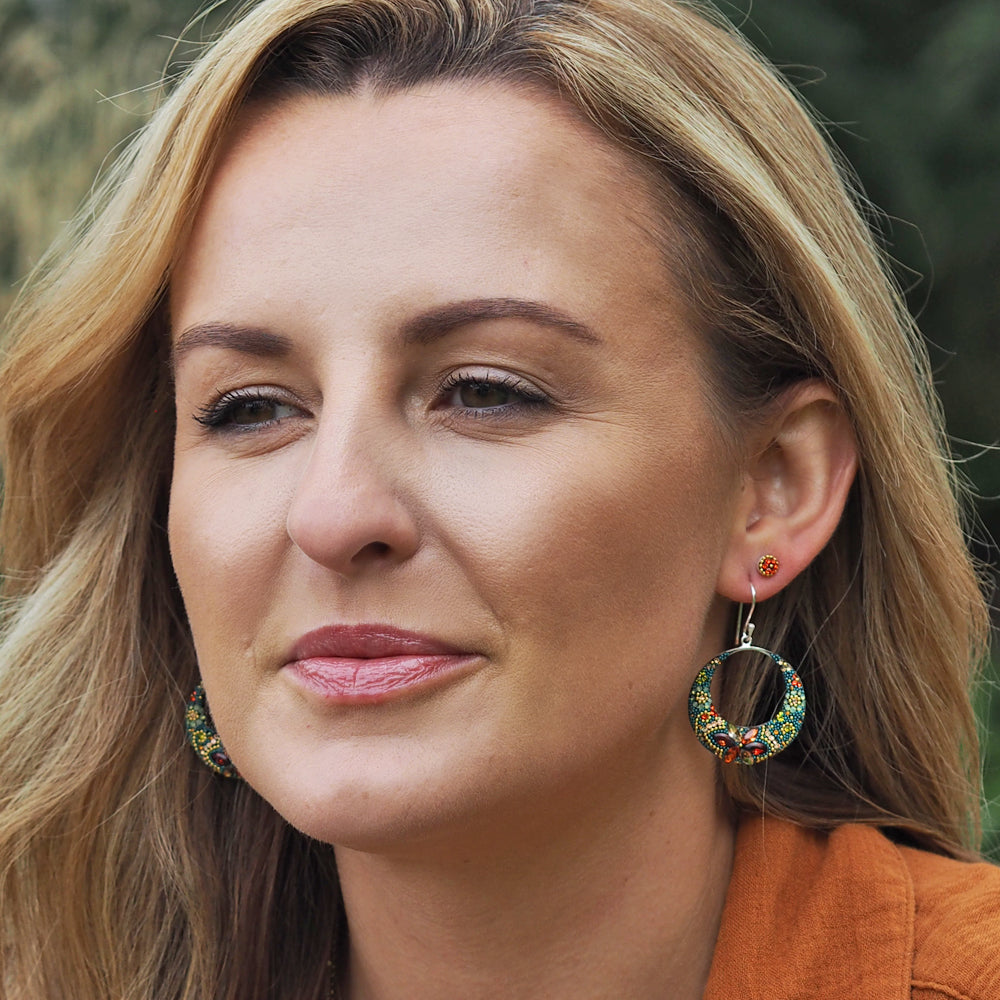 Allegra Vintage Dream Boho Hoop Earrings