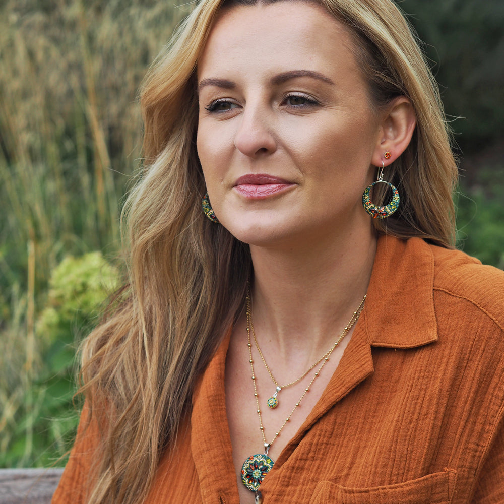 Allegra Vintage Dream Boho Hoop Earrings