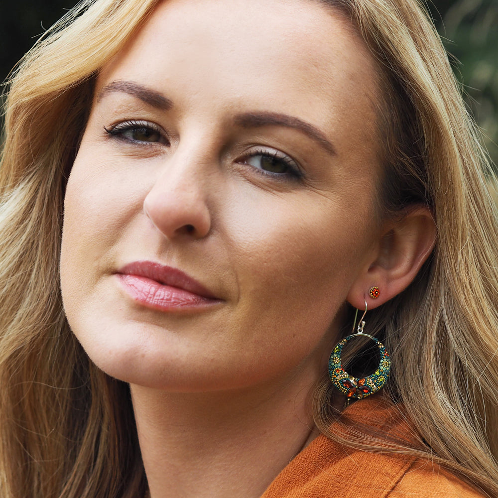 Allegra Vintage Dream Boho Hoop Earrings