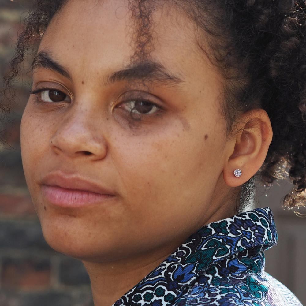 Allegra Tanzanite Tiny Stud Earrings