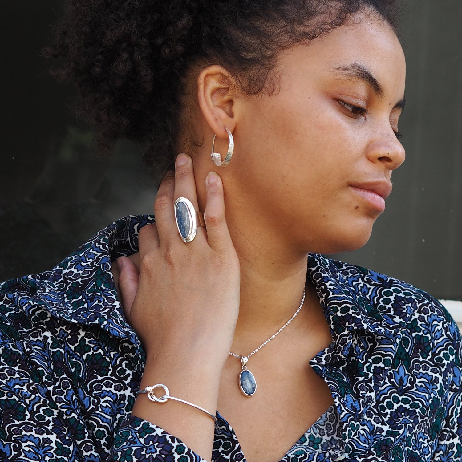 Monet Kyanite Pendant