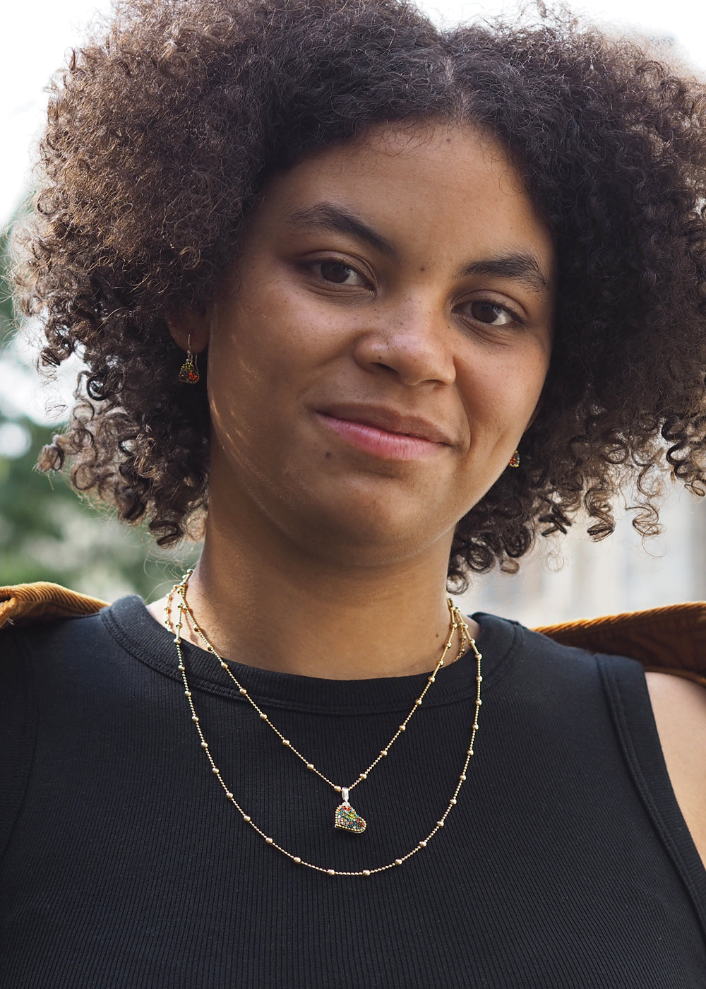 Allegra Vintage Dream Heart Drop Earrings