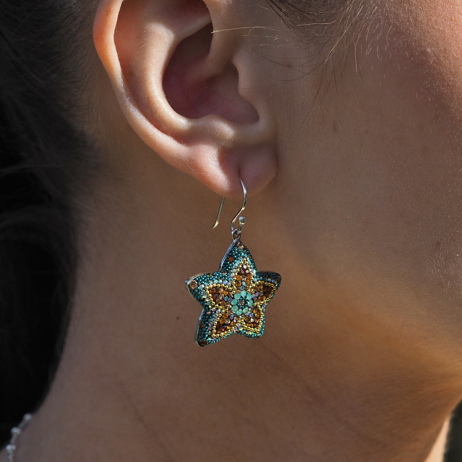 Allegra Fleur Vintage Dream Drop Earrings