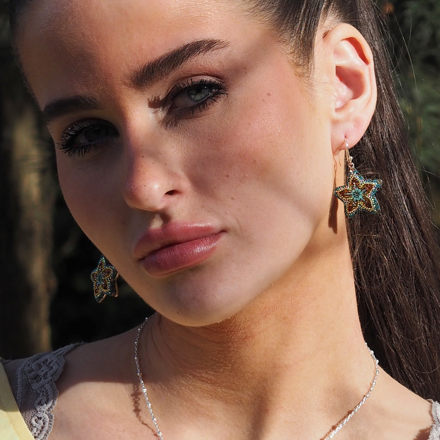 Allegra Fleur Vintage Dream Drop Earrings