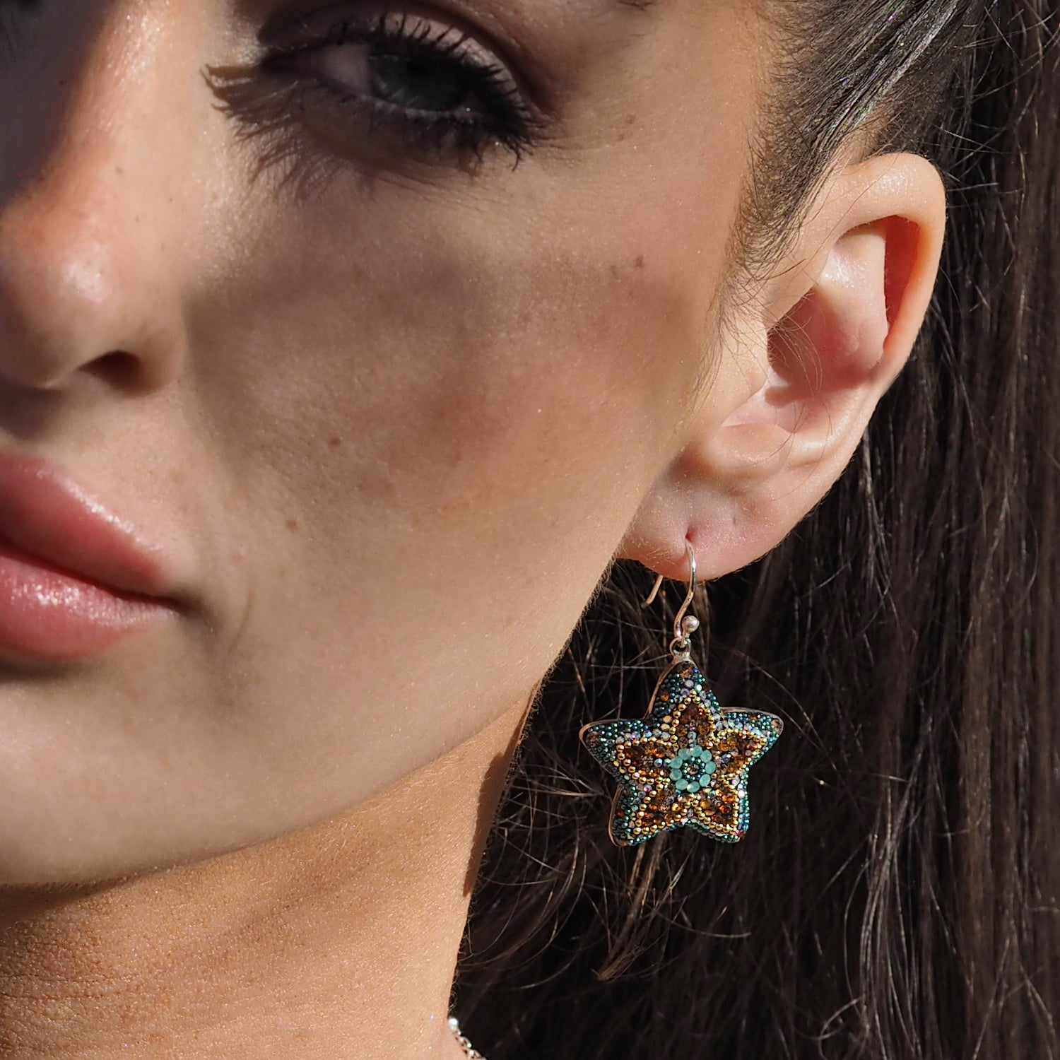 Allegra Fleur Vintage Dream Drop Earrings