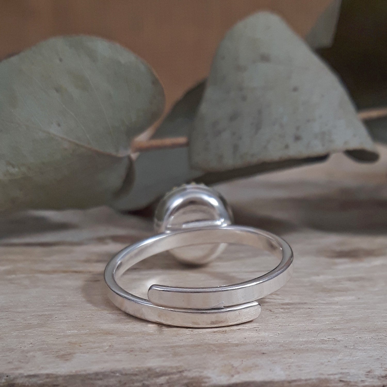 Allegra Hibiscus Bloom Round Adjustable Ring