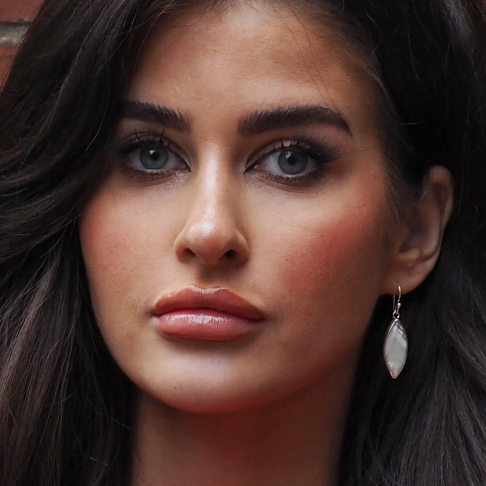 Audrey Marquise Mother Of Pearl Earrings