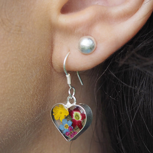 Flores Multi Heart Drop Earrings
