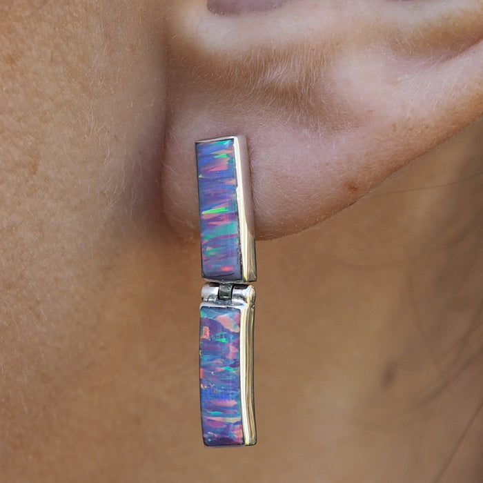 Flinder Lavender Drift Stud Earrings