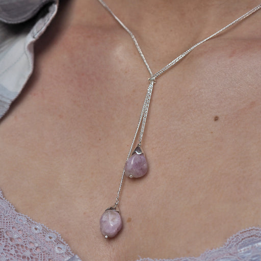 Lilith Kunzite Gemstone Necklace