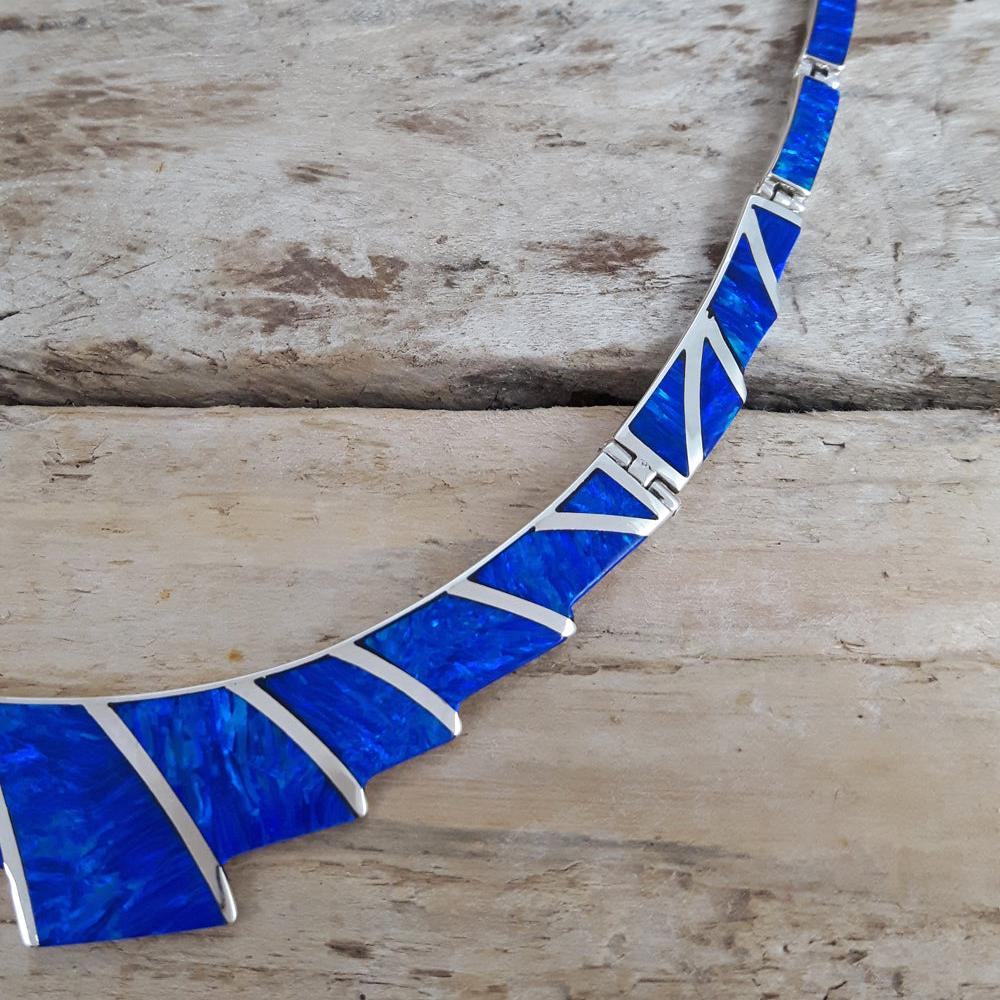 Flinder Guinevere Blue Necklace