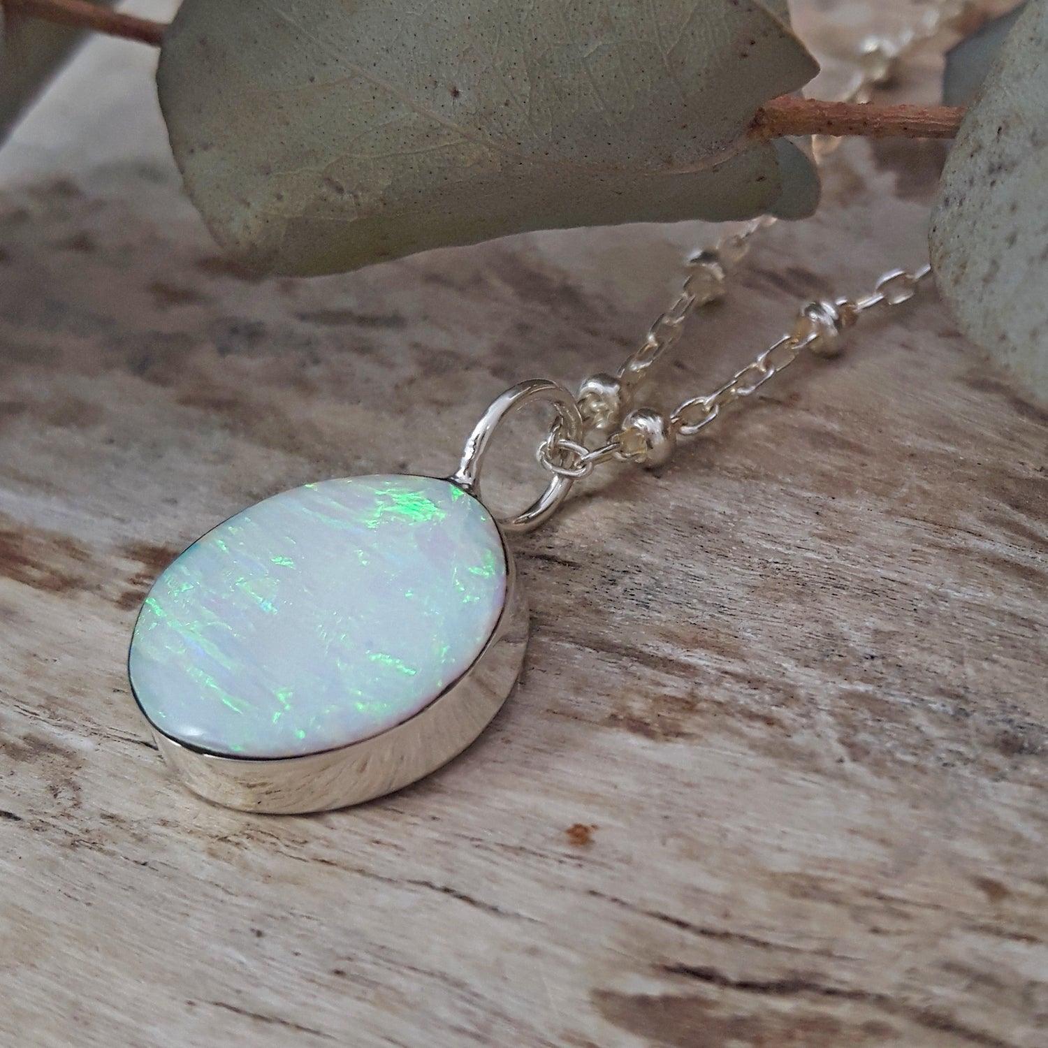 Flinder White Dotty Small Pendant