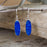 Flinder Blue Flame Drop Earrings
