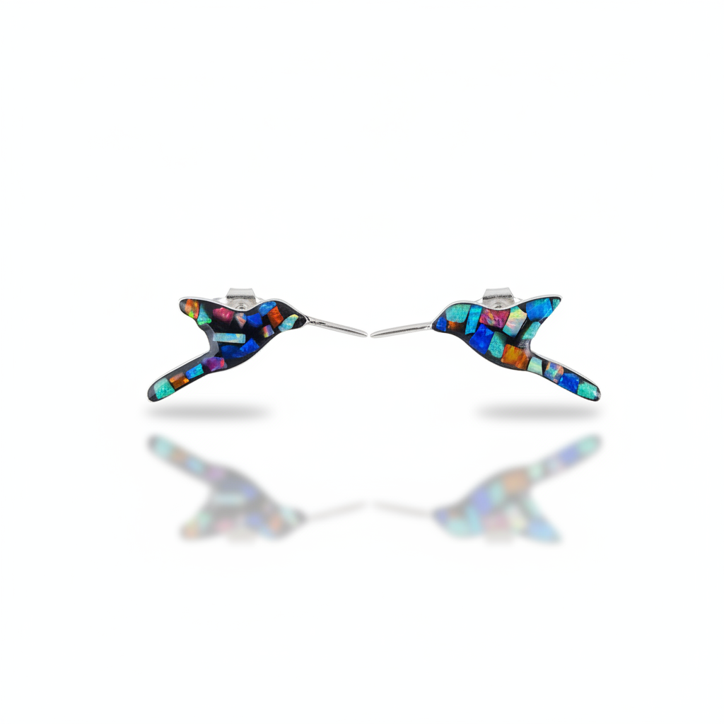 Flinder Hummingbird Multi Stud Earrings