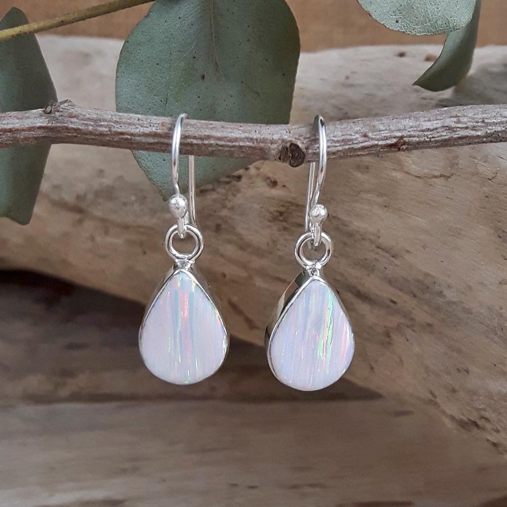 Flinder White Renoir Drop Earrings