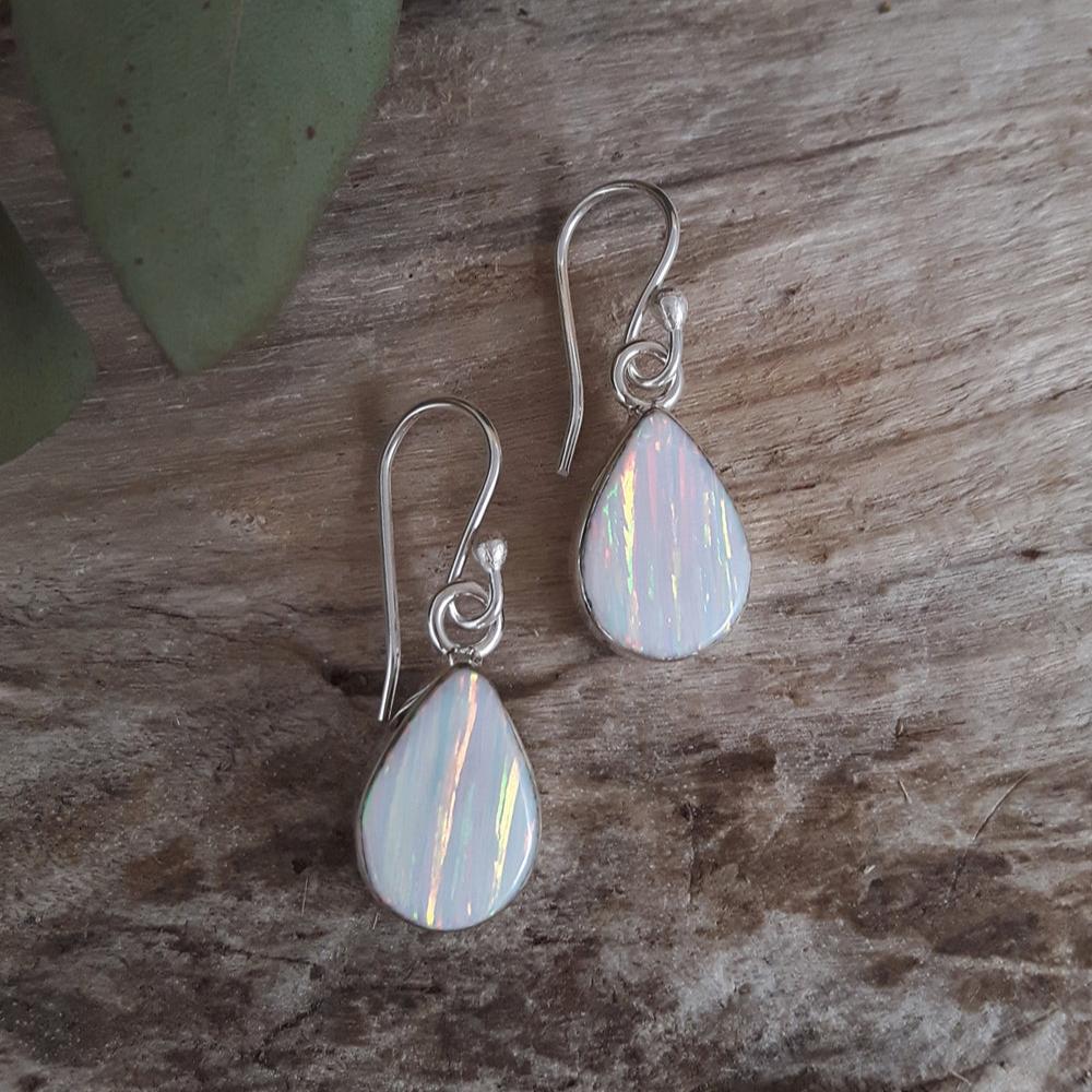 Flinder White Renoir Drop Earrings