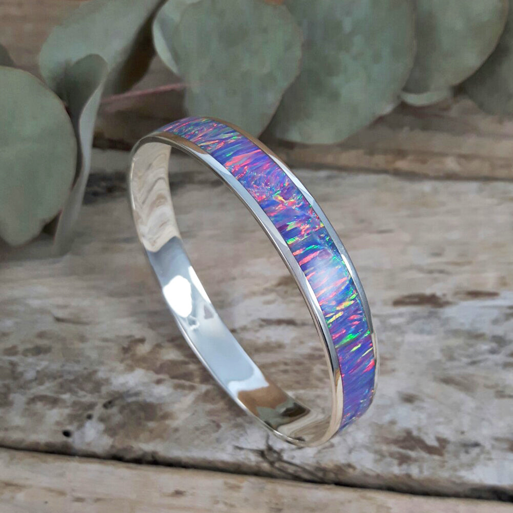 Flinder Lavender Wide Bangle