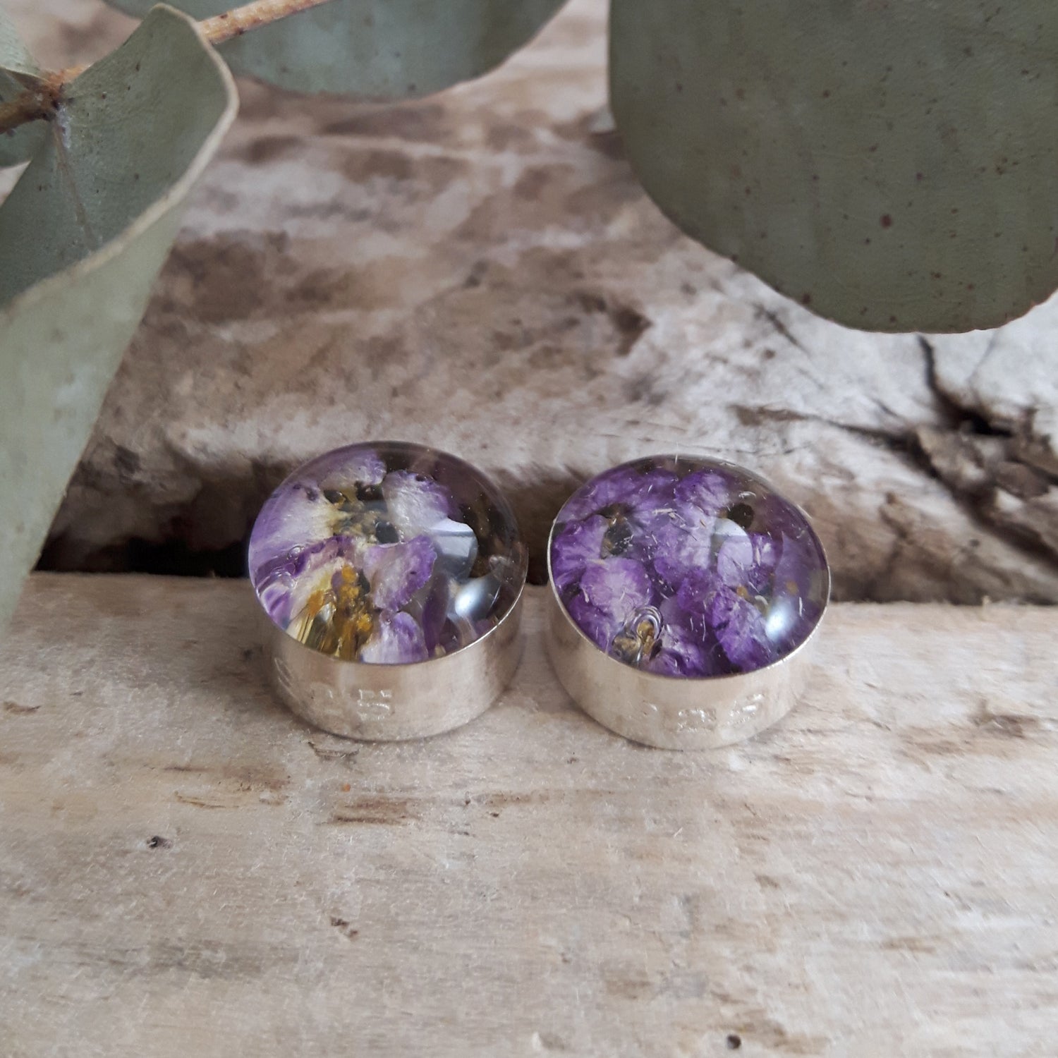 Flores Heather Round Stud Earrings