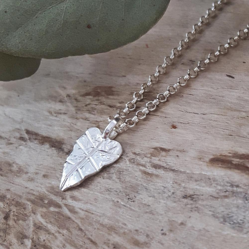 Foresta Tiny Taro Leaf Pendant