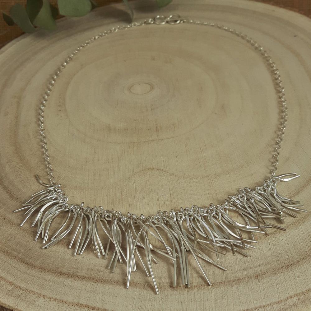 Foresta Rain Silver Necklace