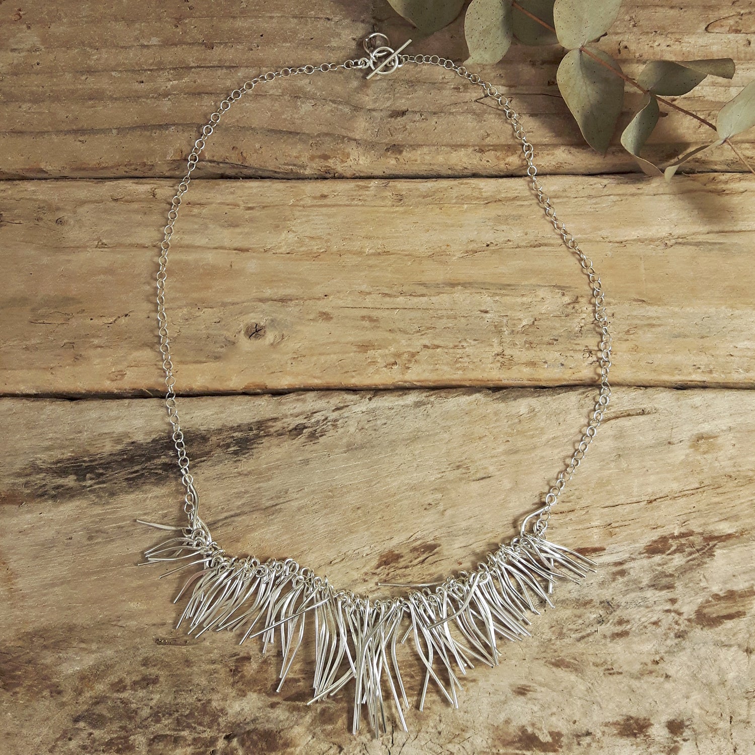 Foresta Rain Silver Necklace
