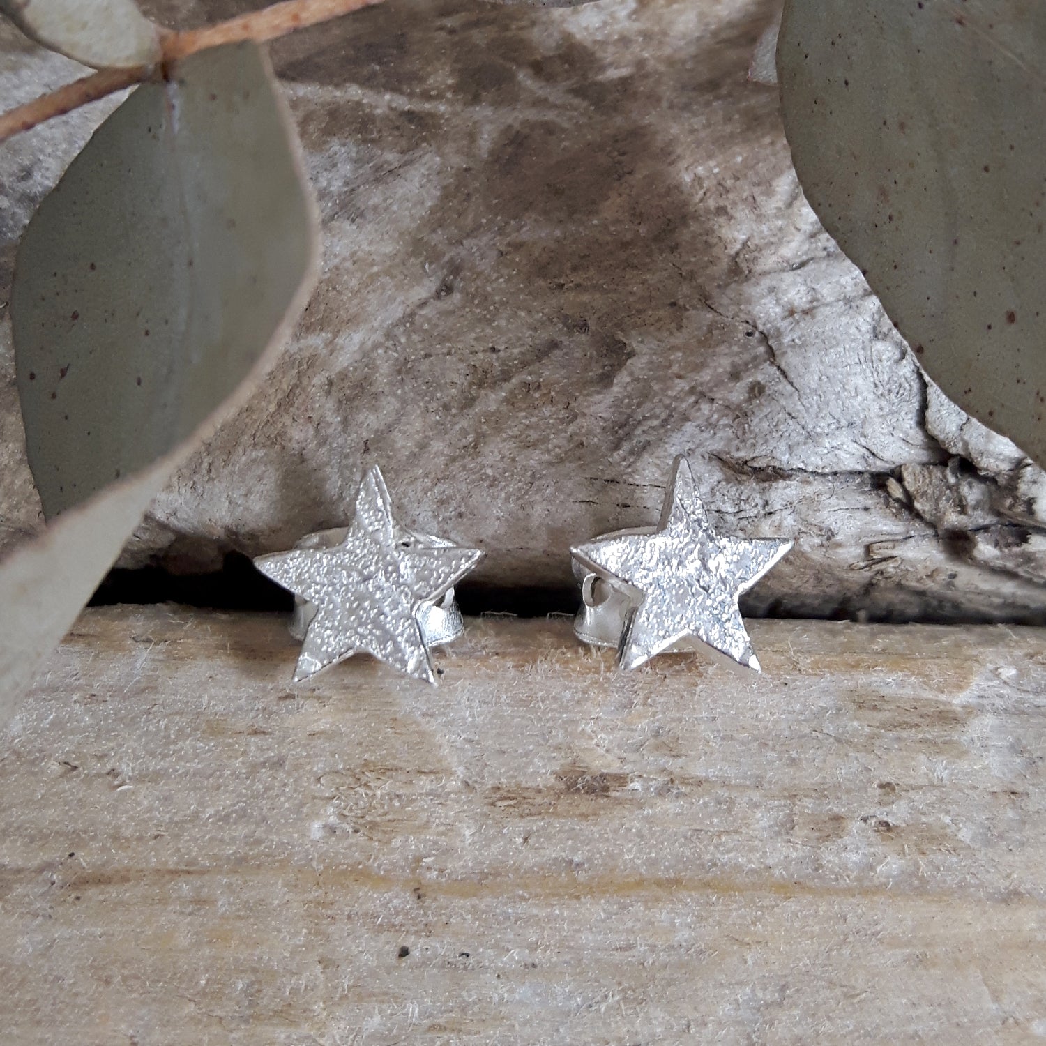 Foresta Tiny Star Silver Stud Earrings