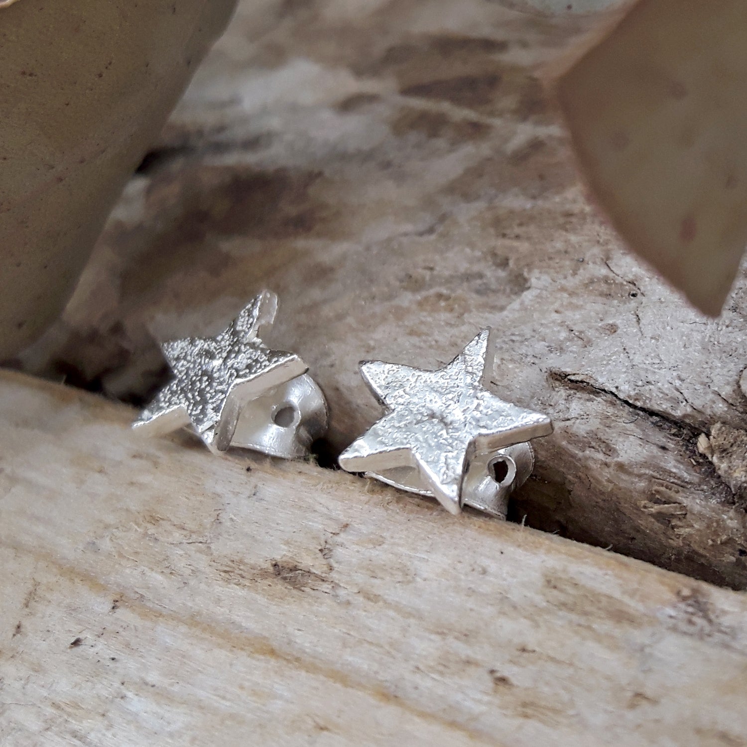 Foresta Tiny Star Silver Stud Earrings