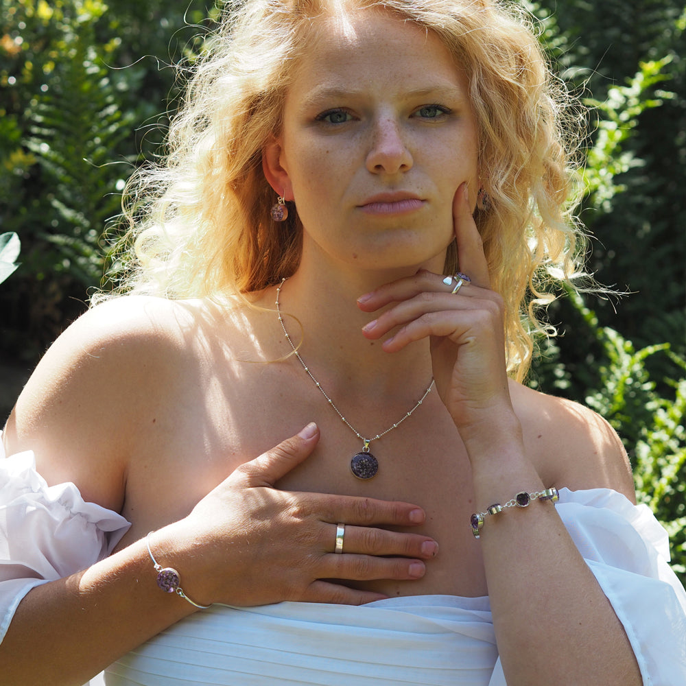 Flores Heather Round Drop Earrings