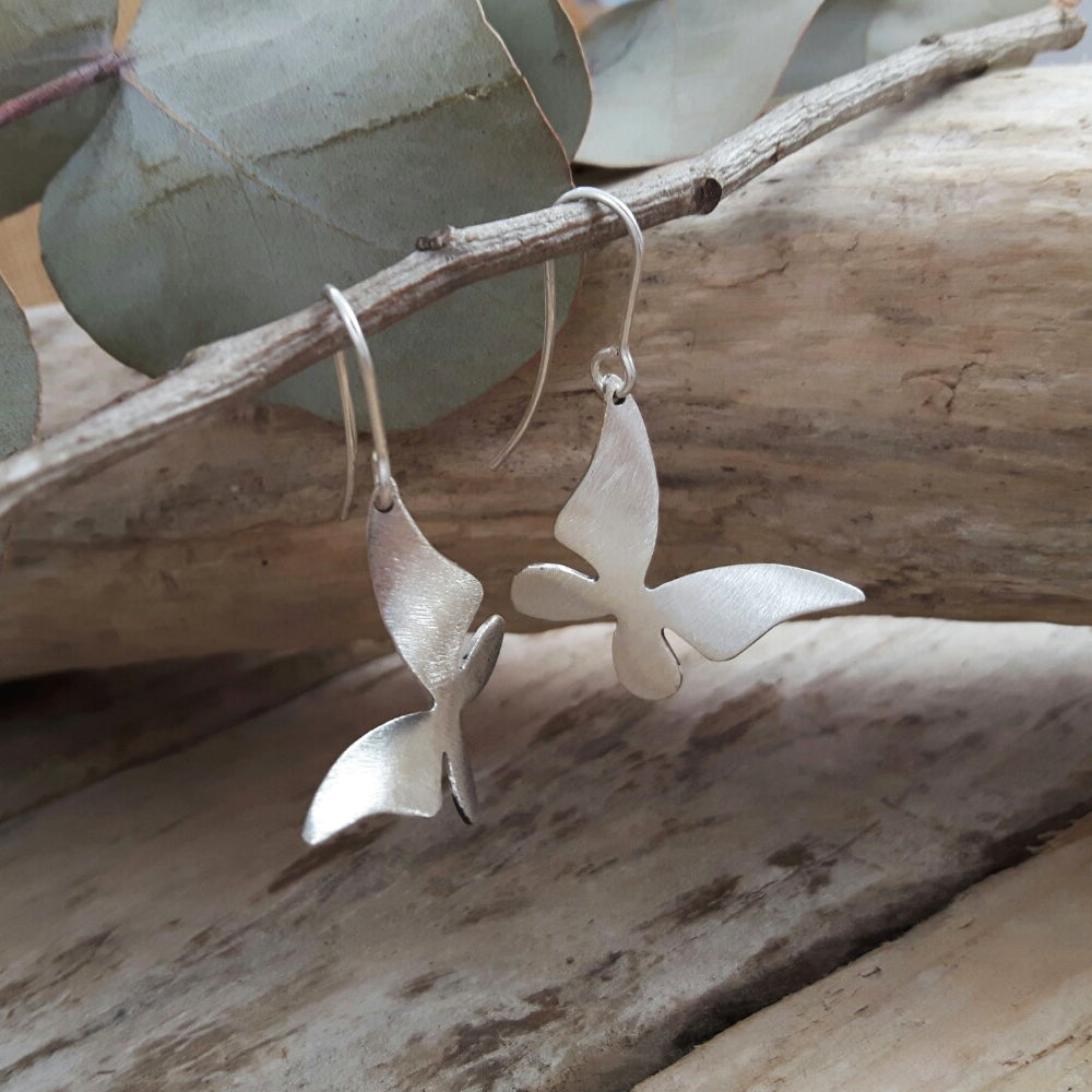 Mariposa Small Matt Drop Earrings