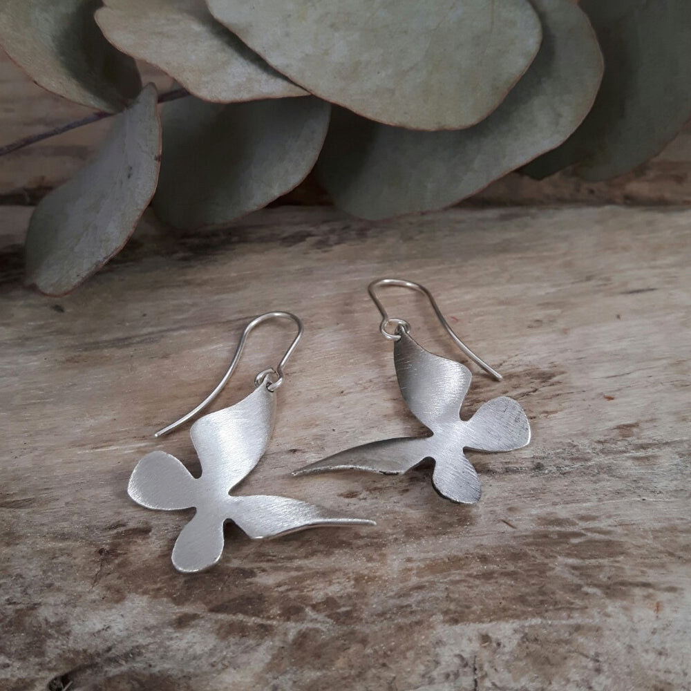 Mariposa Small Matt Drop Earrings
