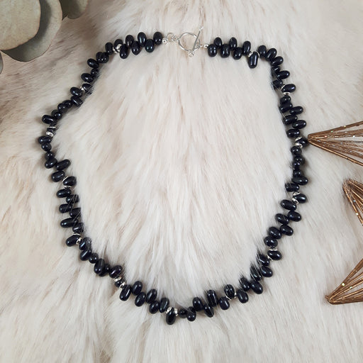 Ingrid Black Pearl Necklace