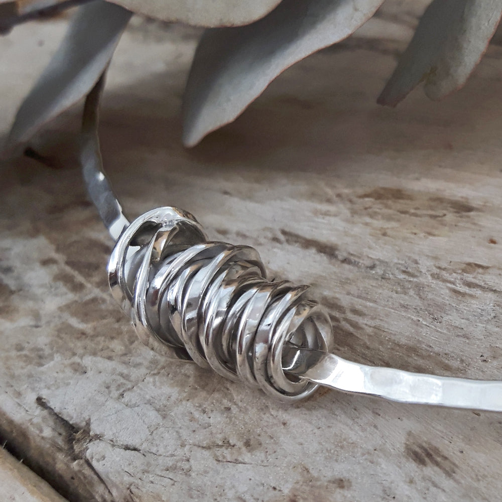Lattice Polished Pendant Handcrafted in Sterling Silver