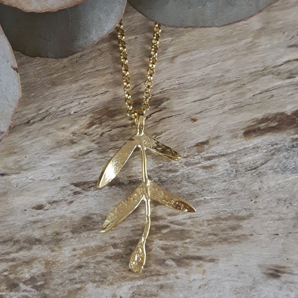 Foresta Mistletoe Gold Pendant