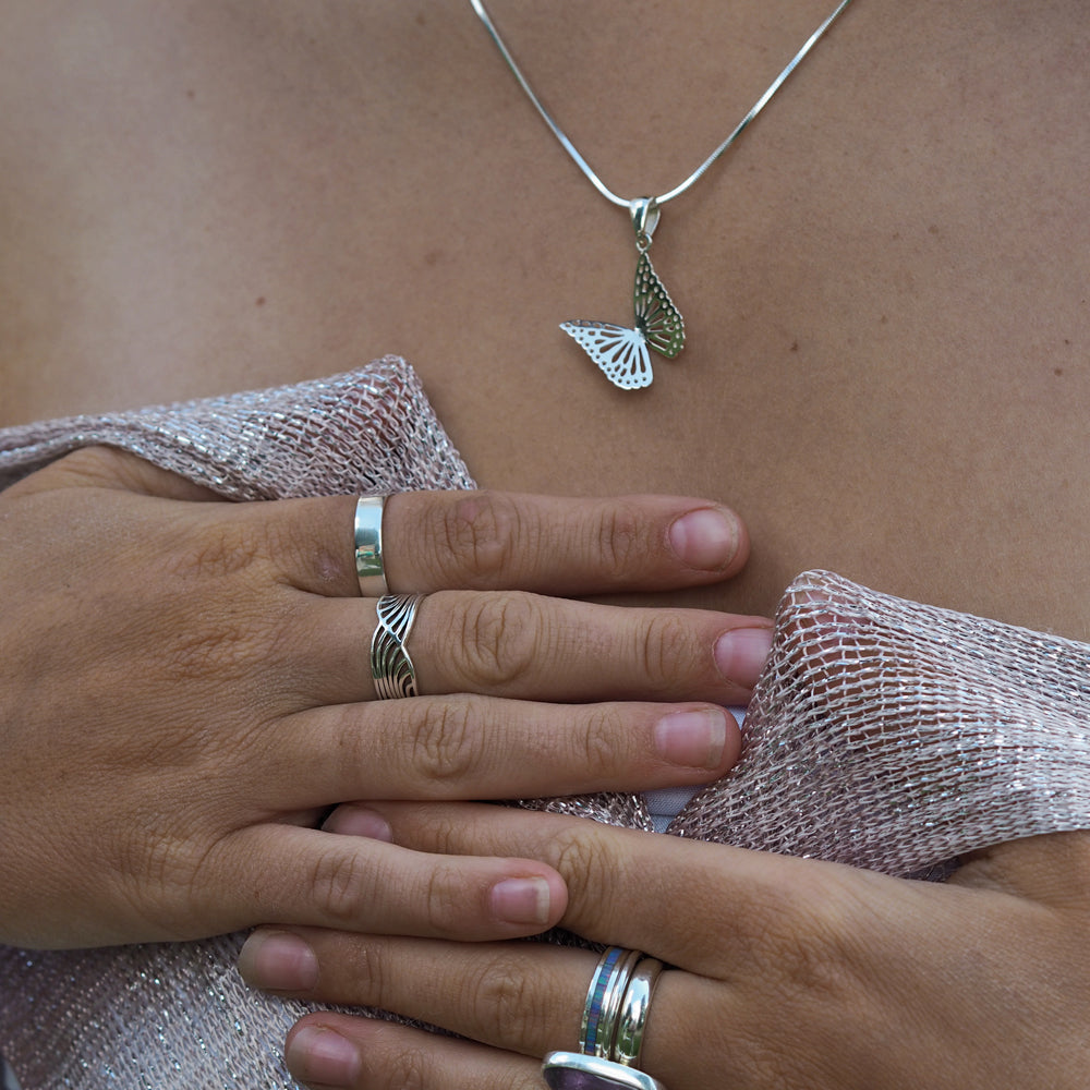 Monarca Small Butterfly Pendant