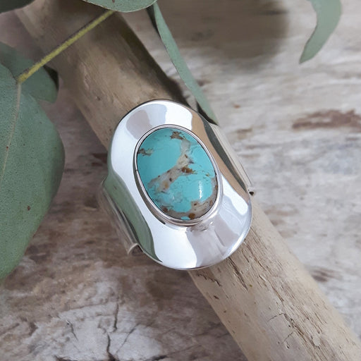 Monet Turquoise Oval Small Ring A