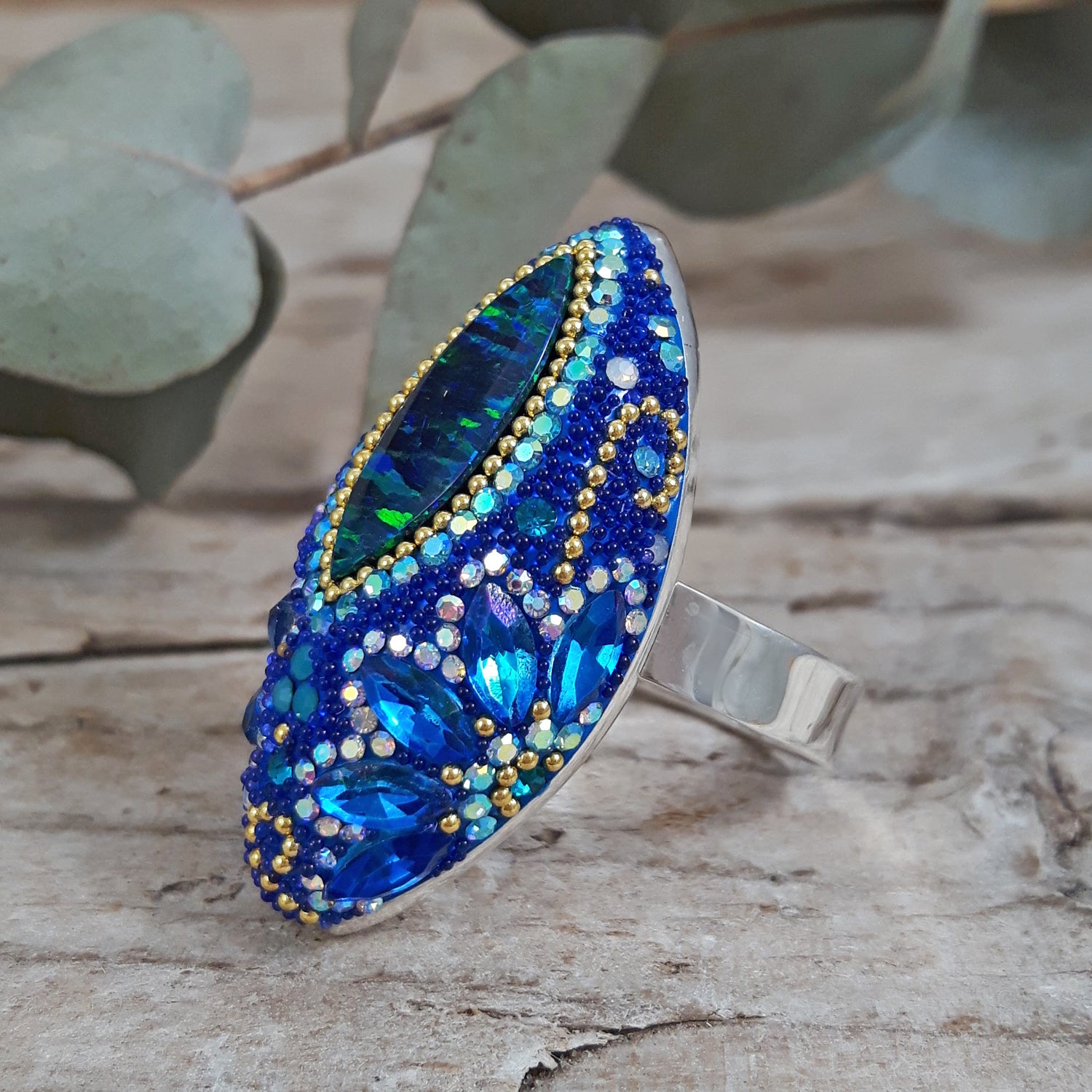 Allegra Sapphire Dream Adjustable Ring