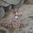 Celtic Thistle Silver/Copper Pendant