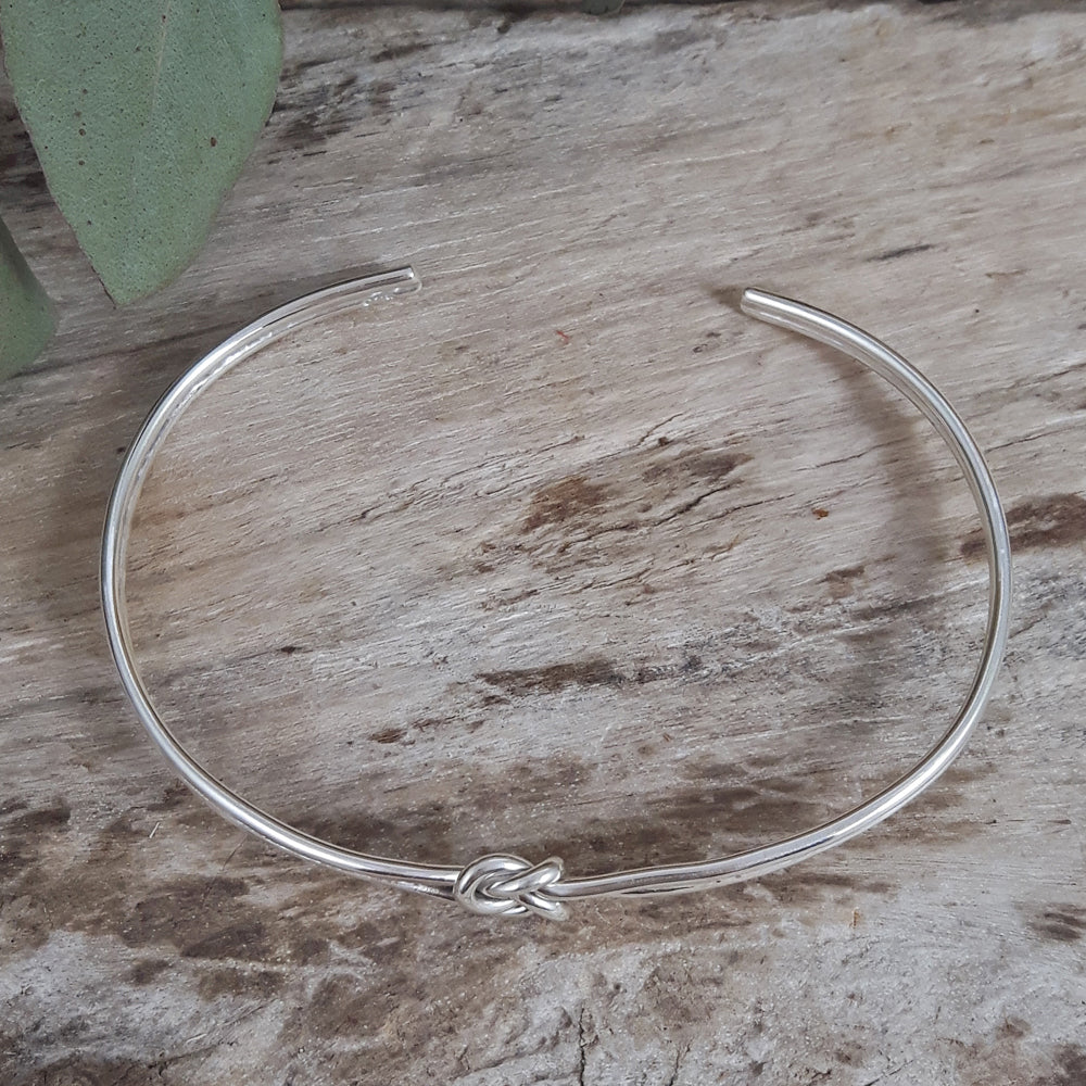 Dara Celtic Knot Silver Cuff