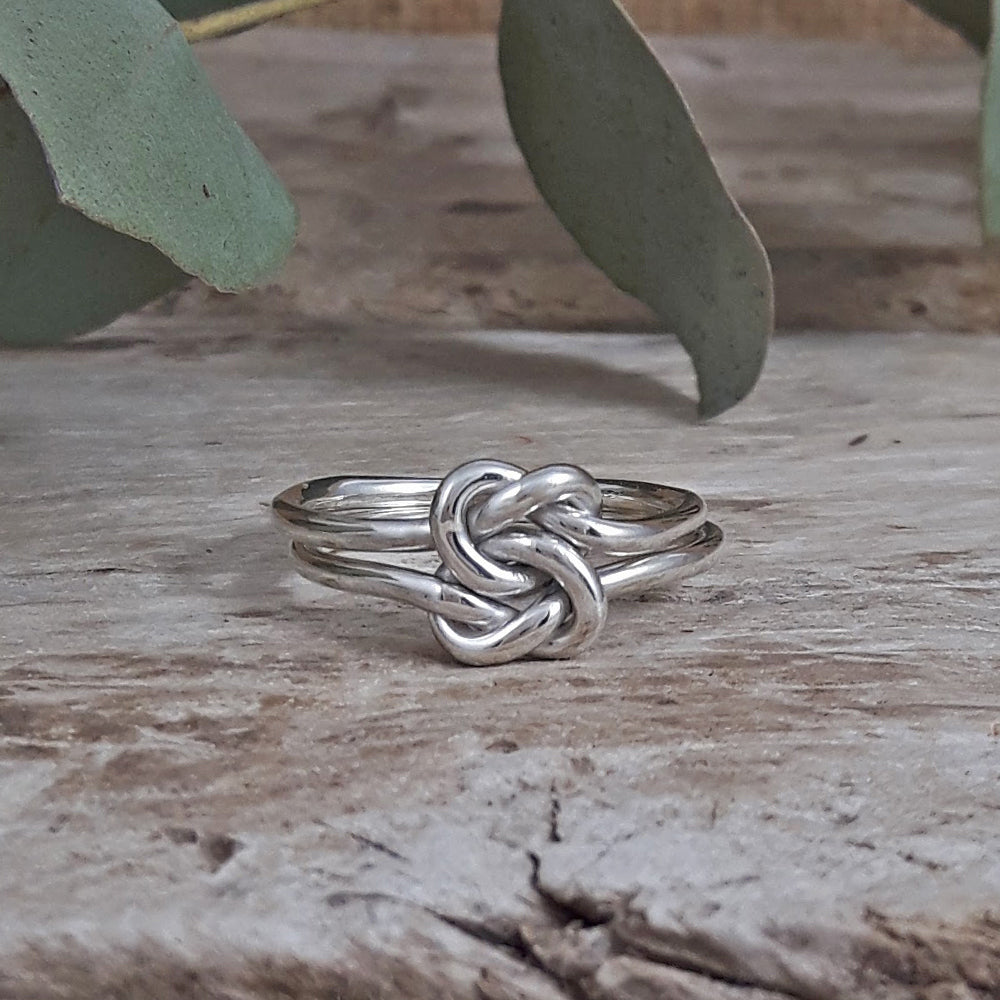 Dara Celtic Knot Silver Ring