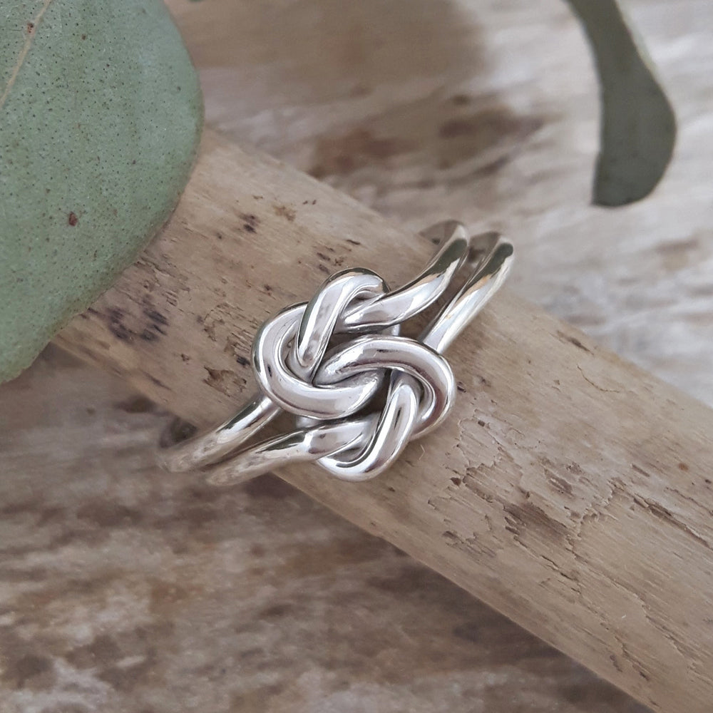 Dara Celtic Knot Silver Ring