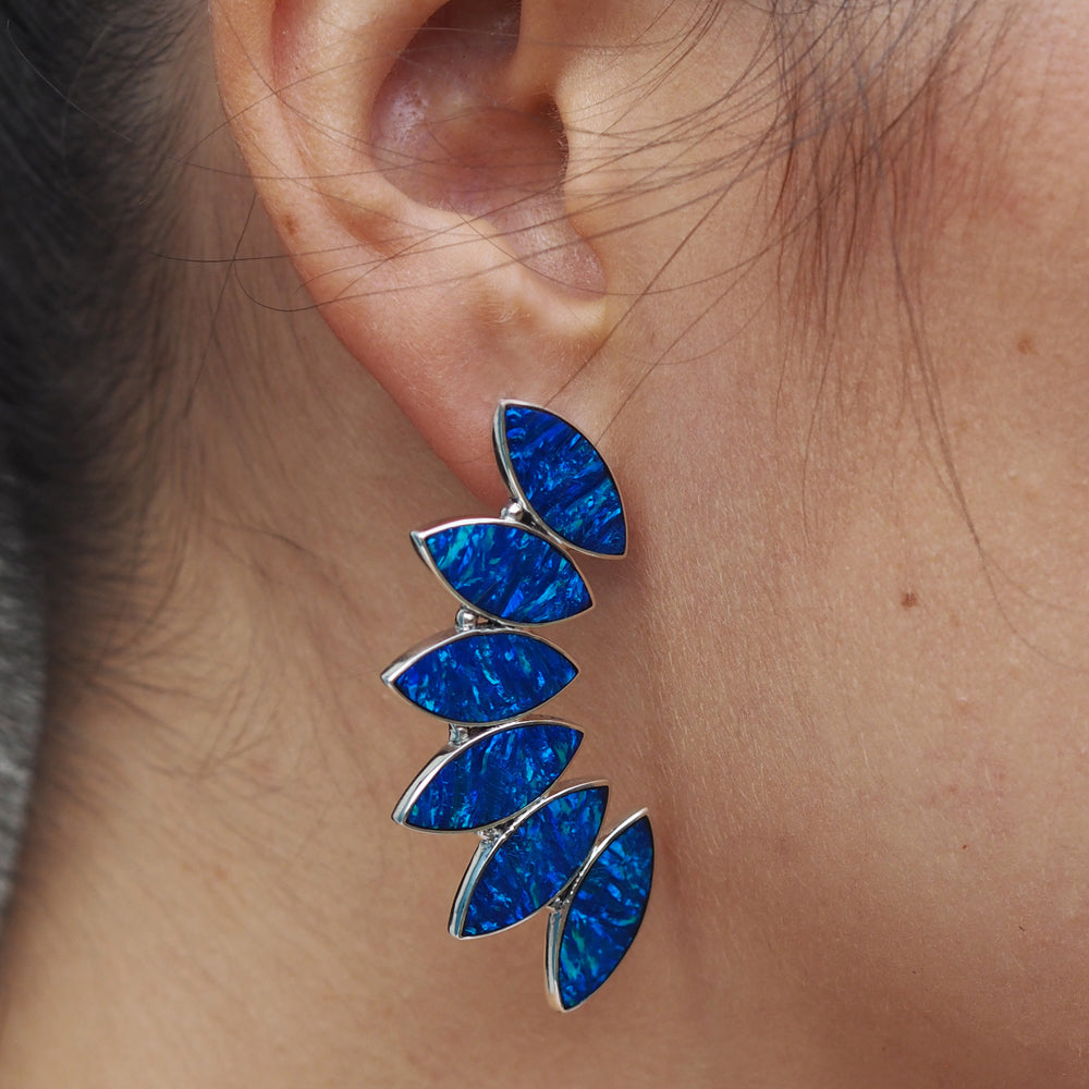 Flinder Larisa Blue Earrings