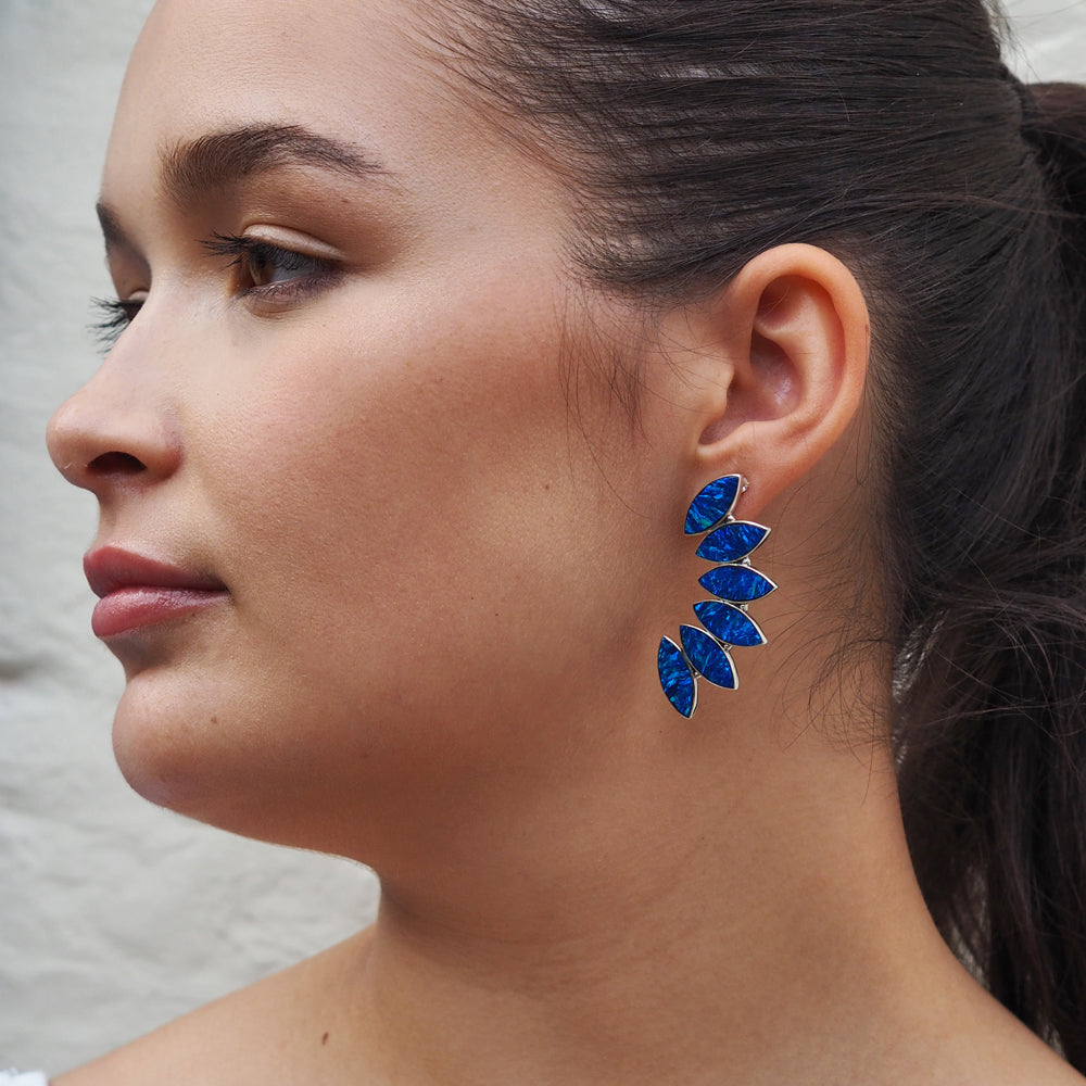 Flinder Larisa Blue Earrings