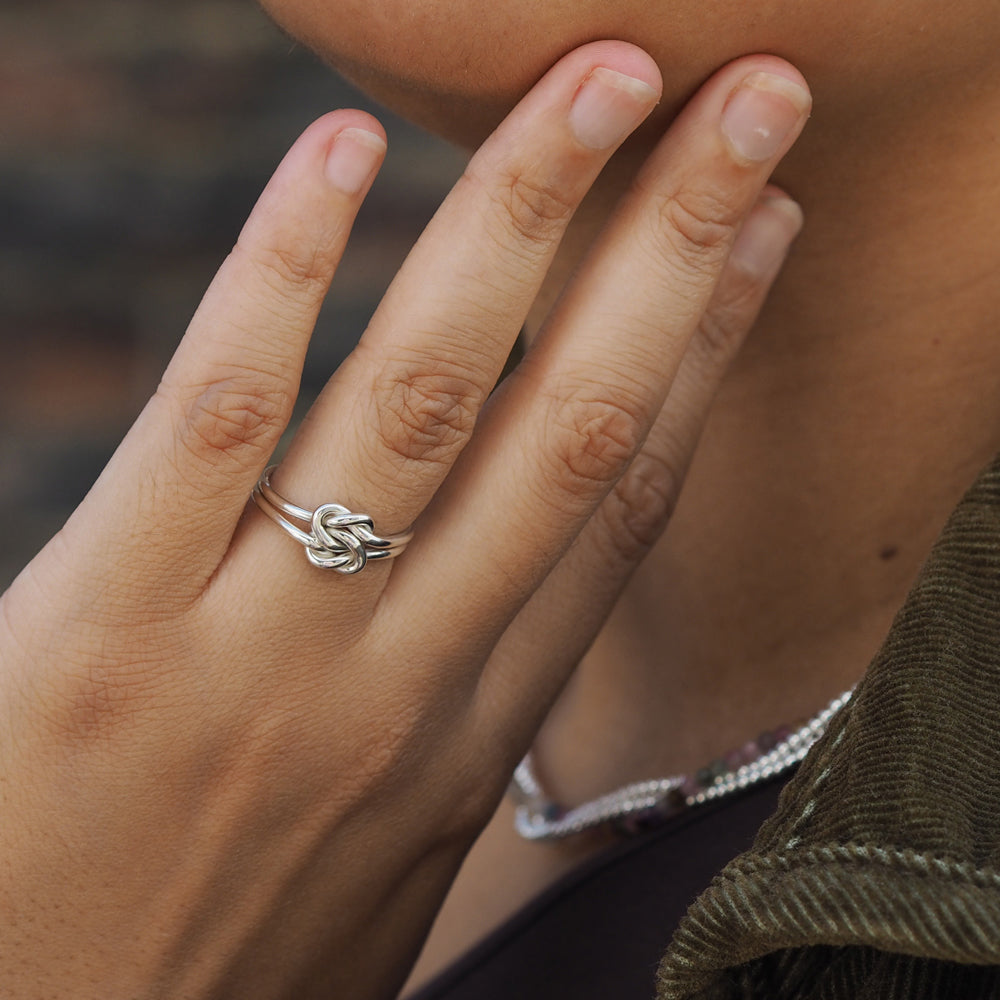 Dara Celtic Knot Silver Ring