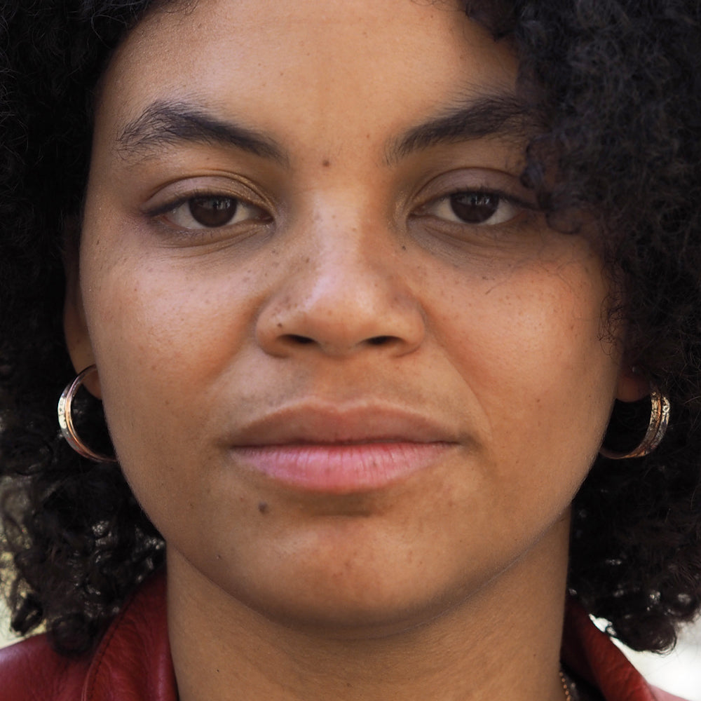 Duo Marseille Ag/Cu Hoop Earrings